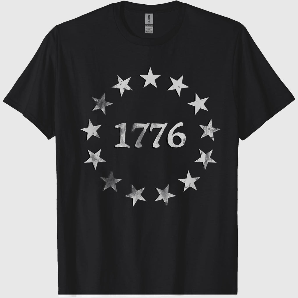 1776 Patriotic Vintage Style USA 4th of July T-Shirt T-Shirt