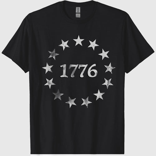 1776 Patriotic Vintage Style USA 4th of July T-Shirt T-Shirt
