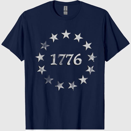 1776 Patriotic Vintage Style USA 4th of July T-Shirt T-Shirt