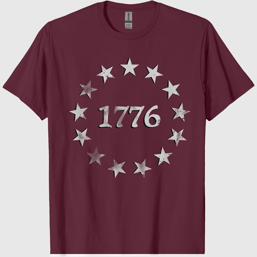 1776 Patriotic Vintage Style USA 4th of July T-Shirt T-Shirt