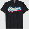 Retro 4th of July America Patriotic Fourth of July Family T-Shirt